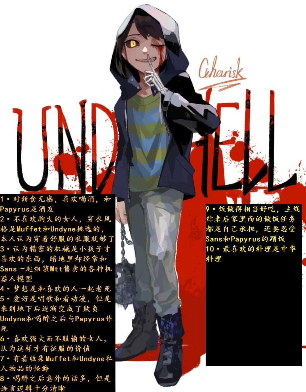 《今天Evolut在Fgo也愉悦生活著》漫画最新章节Charisk人设细节免费下拉式在线观看章节第【1】张图片