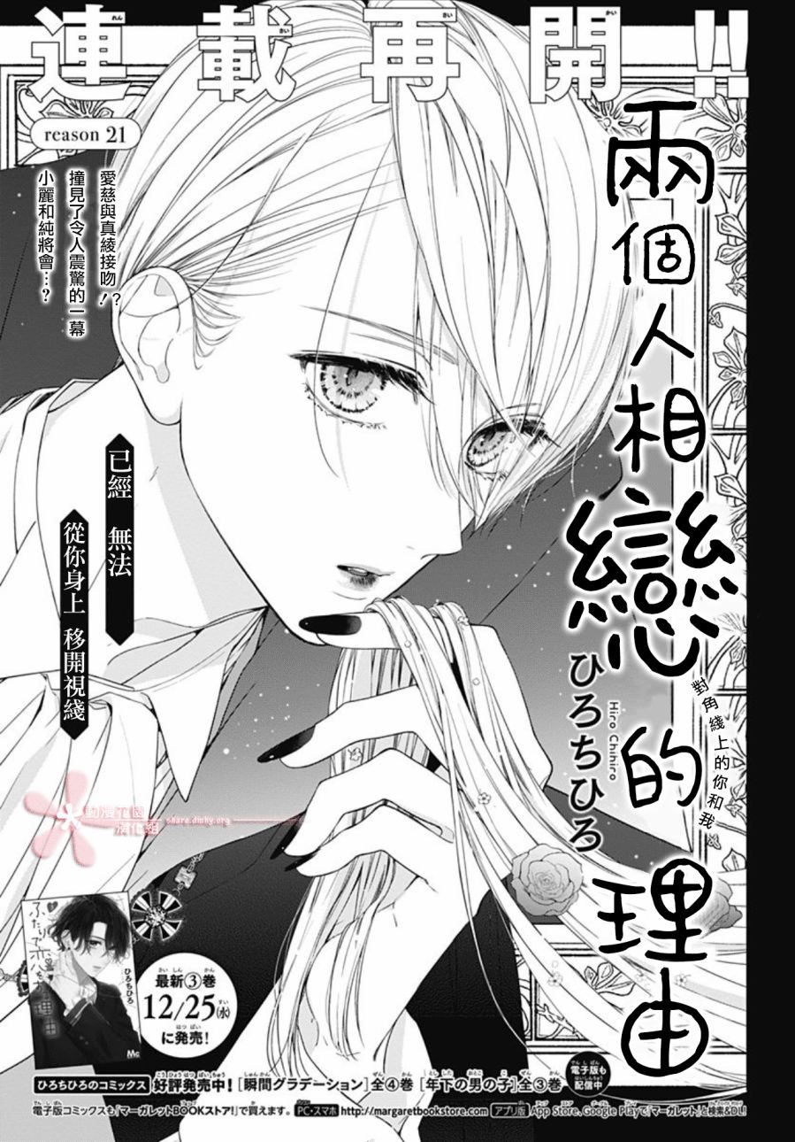 《两个人相恋的理由》漫画最新章节第21话免费下拉式在线观看章节第【1】张图片