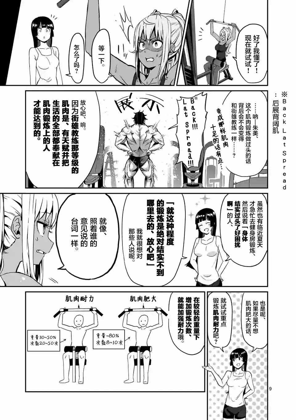 《肌肉少女：哑铃，能举多少公斤？》漫画最新章节第6话免费下拉式在线观看章节第【9】张图片