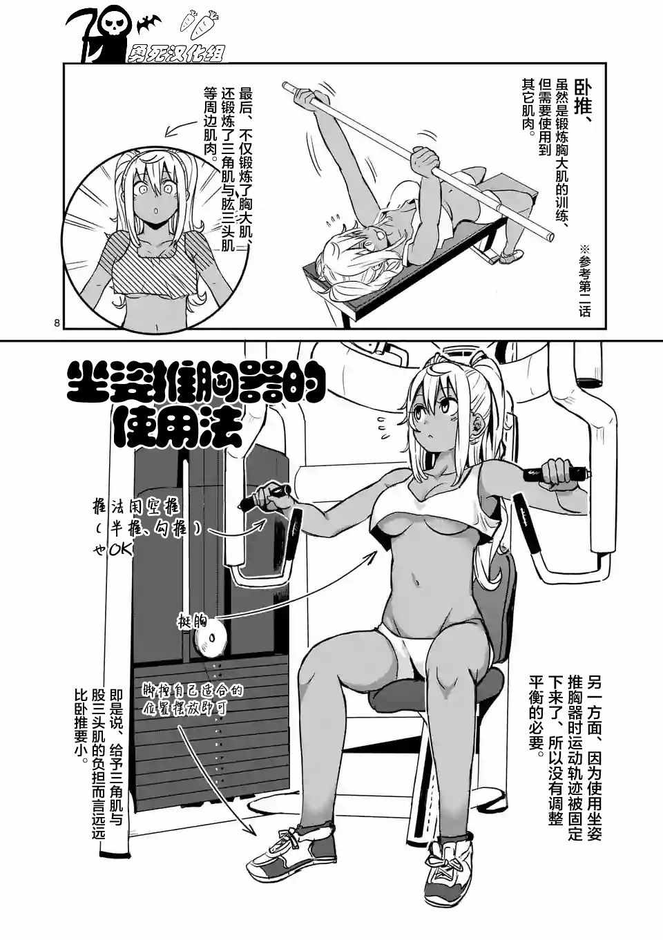 《肌肉少女：哑铃，能举多少公斤？》漫画最新章节第10话免费下拉式在线观看章节第【8】张图片