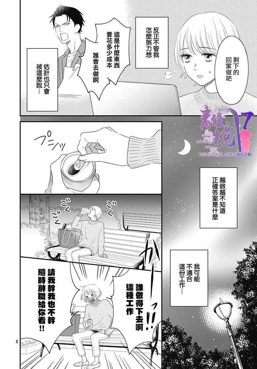 《完全喵话饲养～被一脸凶相的上司宠爱著～》漫画最新章节第1话免费下拉式在线观看章节第【9】张图片