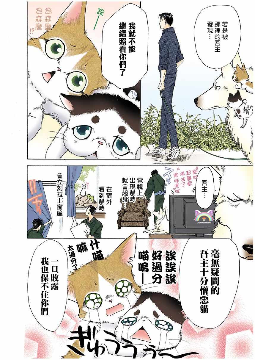 《我家狗子捡到了两只奶猫》漫画最新章节第2话免费下拉式在线观看章节第【3】张图片