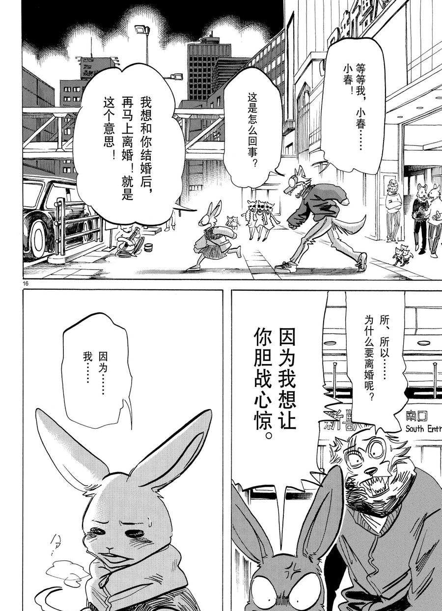 《BEASTARS》漫画最新章节第195话 试看版免费下拉式在线观看章节第【16】张图片