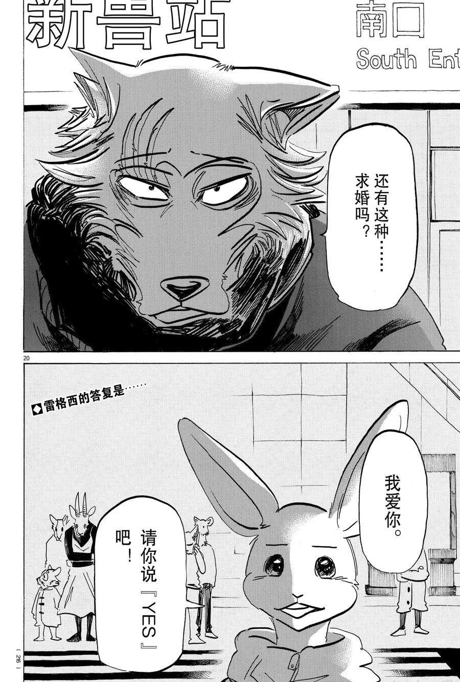 《BEASTARS》漫画最新章节第195话 试看版免费下拉式在线观看章节第【20】张图片