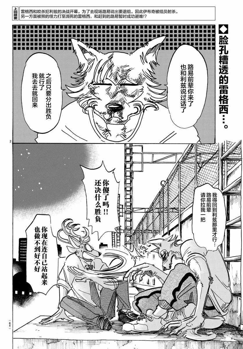 《BEASTARS》漫画最新章节第95话免费下拉式在线观看章节第【2】张图片