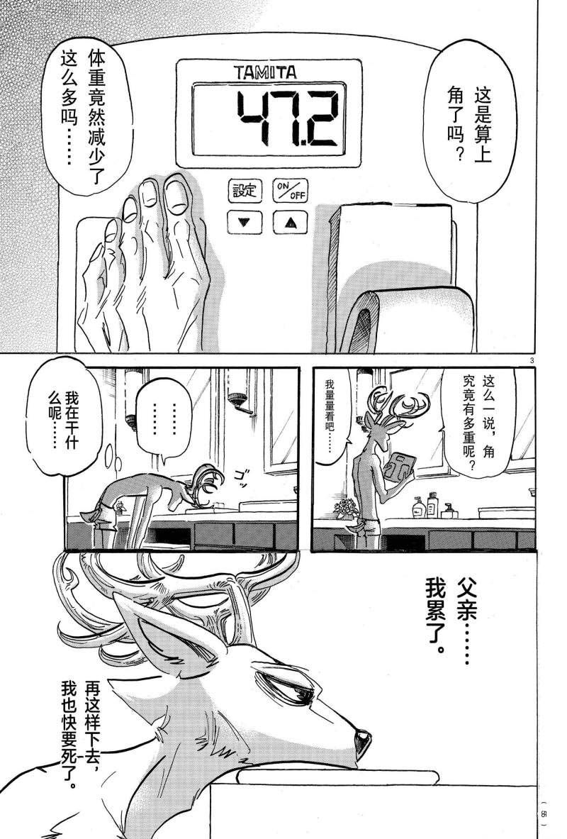 《BEASTARS》漫画最新章节第166话 试看版免费下拉式在线观看章节第【3】张图片