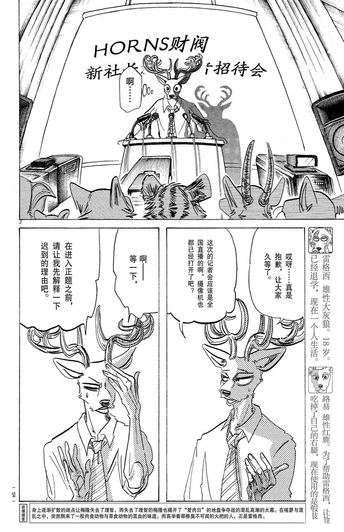 《BEASTARS》漫画最新章节第175话 试看版免费下拉式在线观看章节第【2】张图片