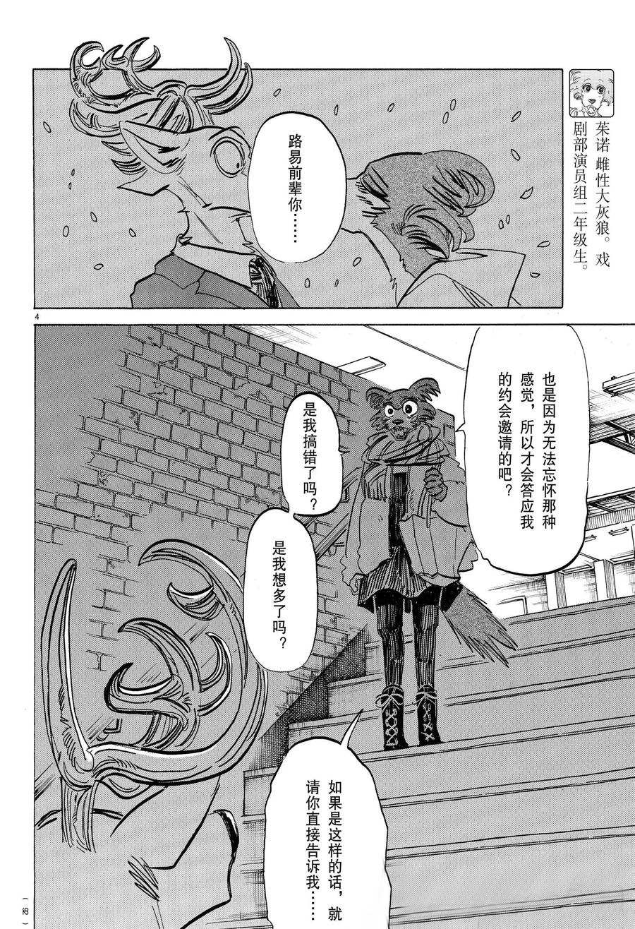 《BEASTARS》漫画最新章节第194话 试看版免费下拉式在线观看章节第【4】张图片