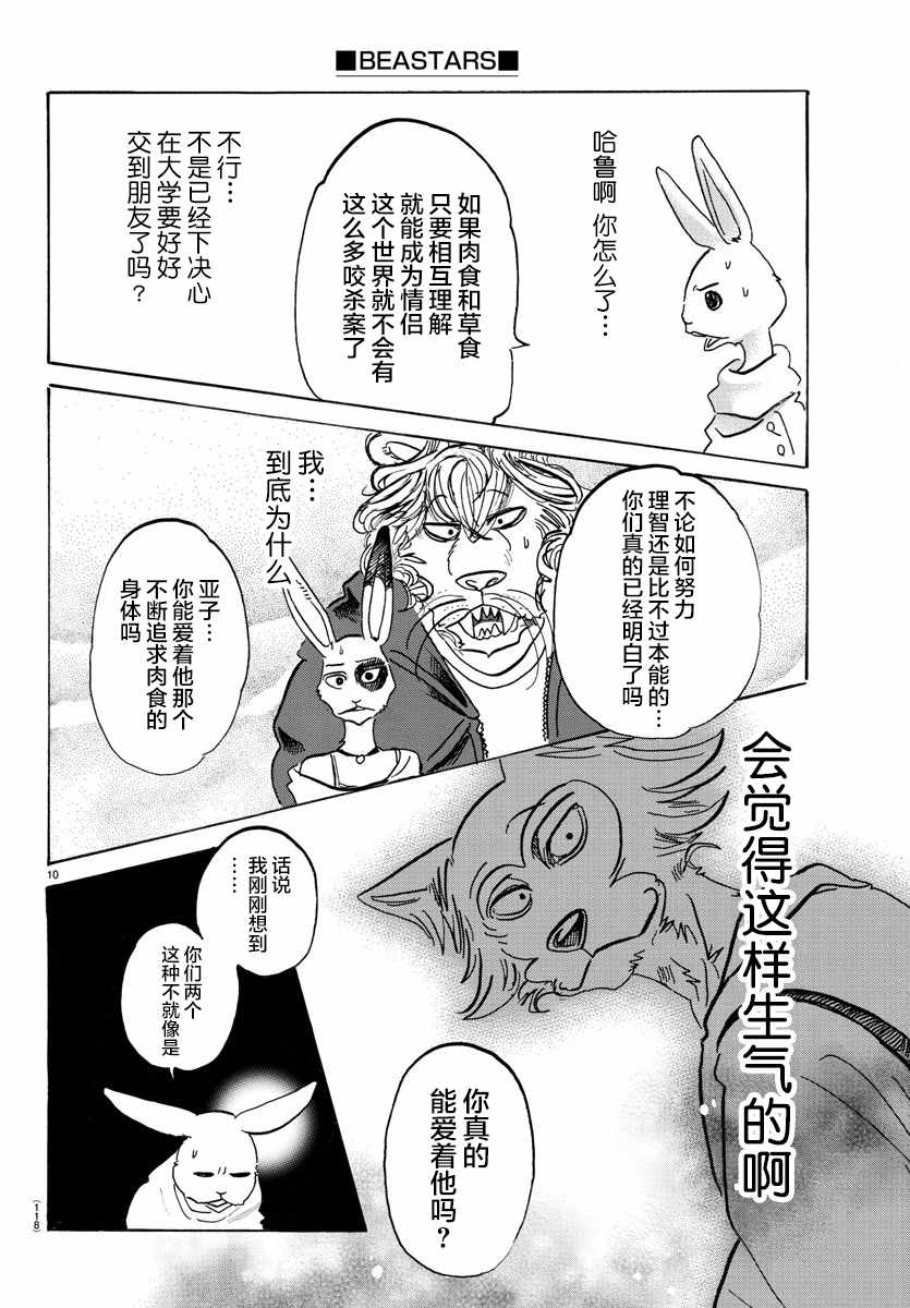 《BEASTARS》漫画最新章节第119话免费下拉式在线观看章节第【10】张图片