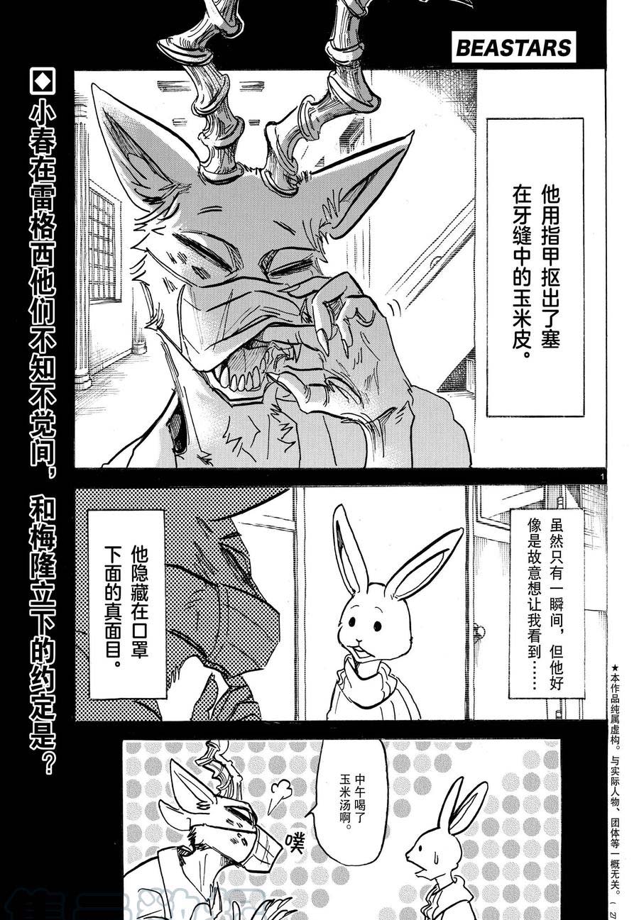 《BEASTARS》漫画最新章节第167话 试看版免费下拉式在线观看章节第【1】张图片