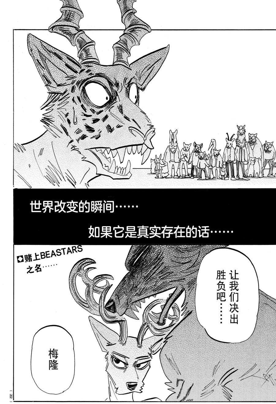 《BEASTARS》漫画最新章节第190话 试看版免费下拉式在线观看章节第【20】张图片