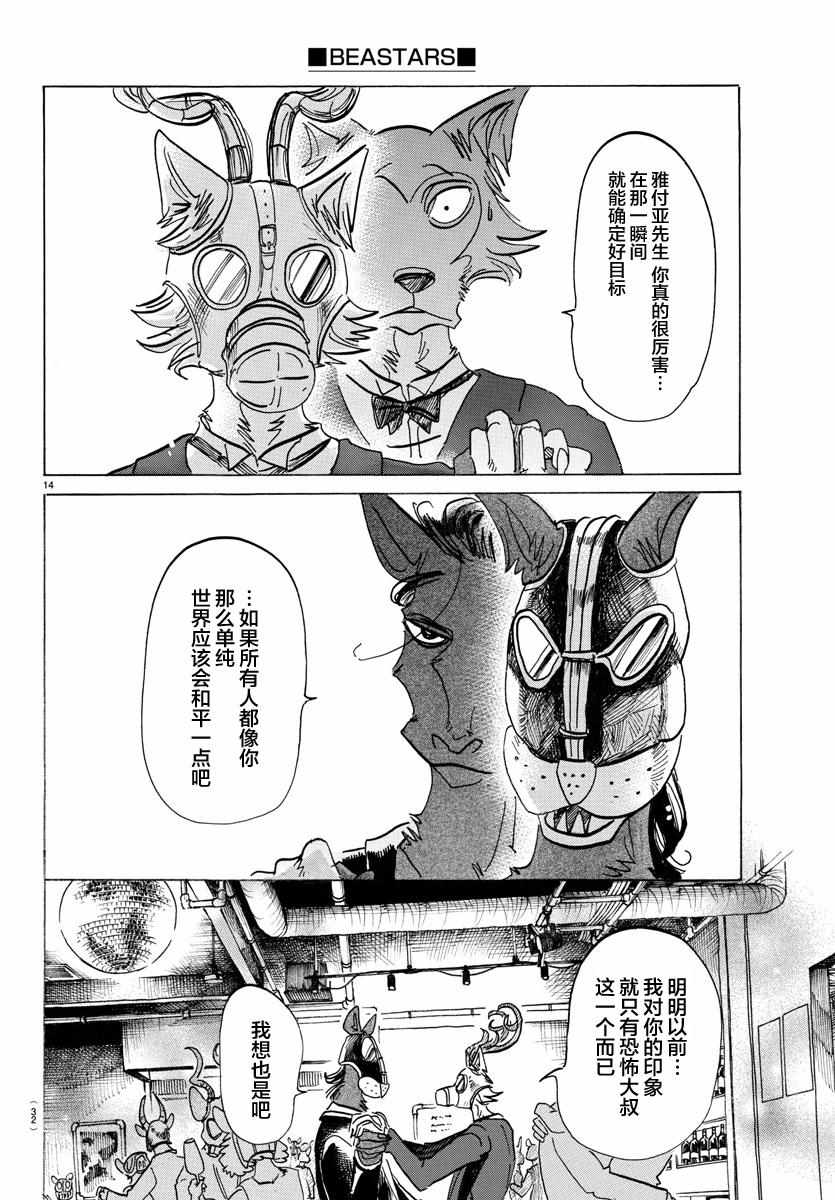 《BEASTARS》漫画最新章节第128话免费下拉式在线观看章节第【14】张图片