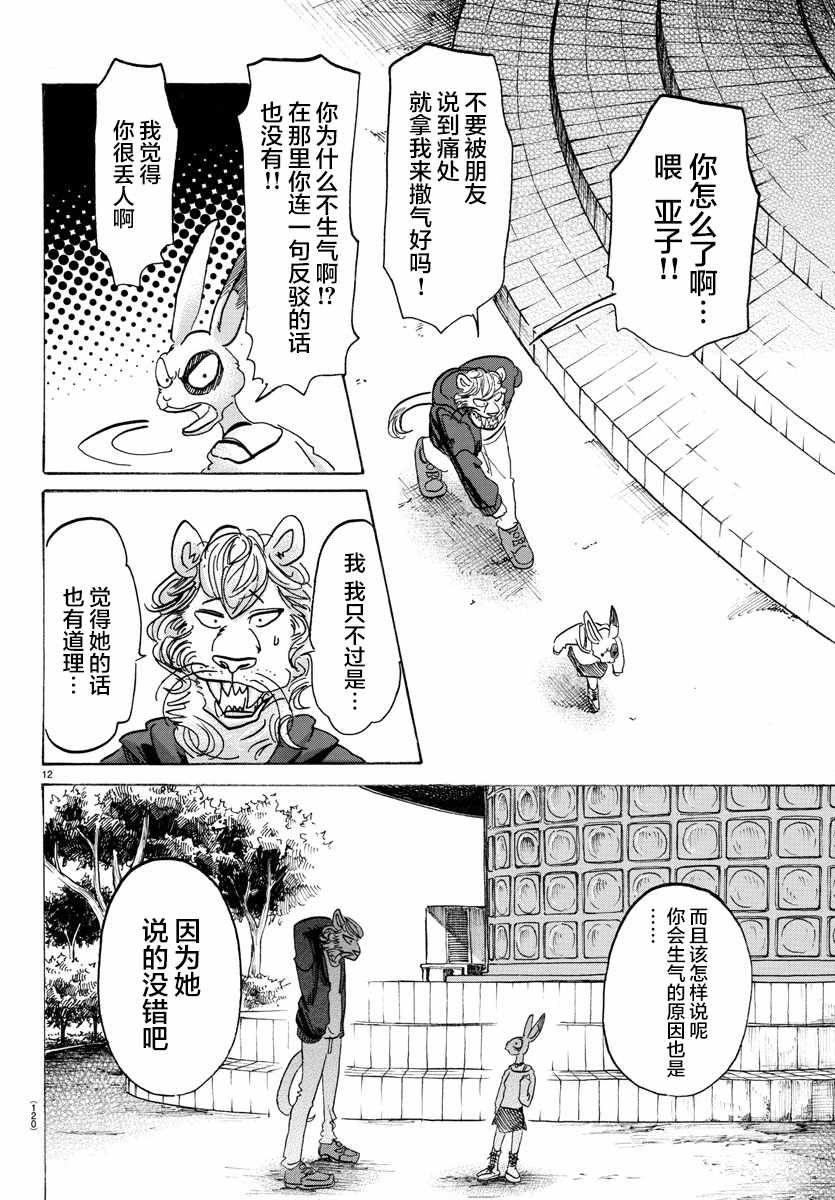 《BEASTARS》漫画最新章节第119话免费下拉式在线观看章节第【12】张图片