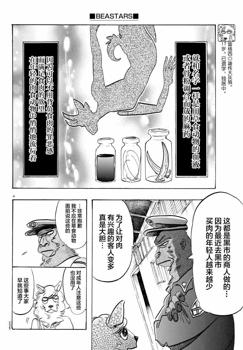 《BEASTARS》漫画最新章节第113话免费下拉式在线观看章节第【4】张图片