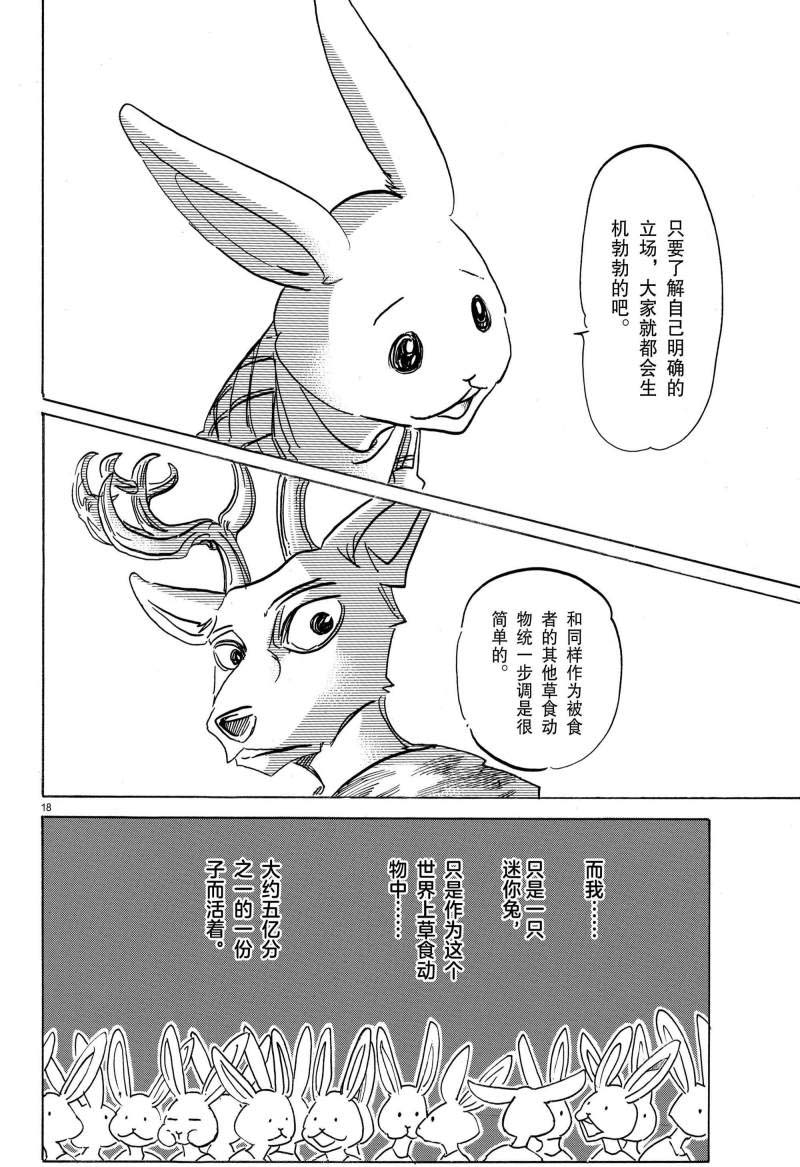 《BEASTARS》漫画最新章节第166话 试看版免费下拉式在线观看章节第【18】张图片