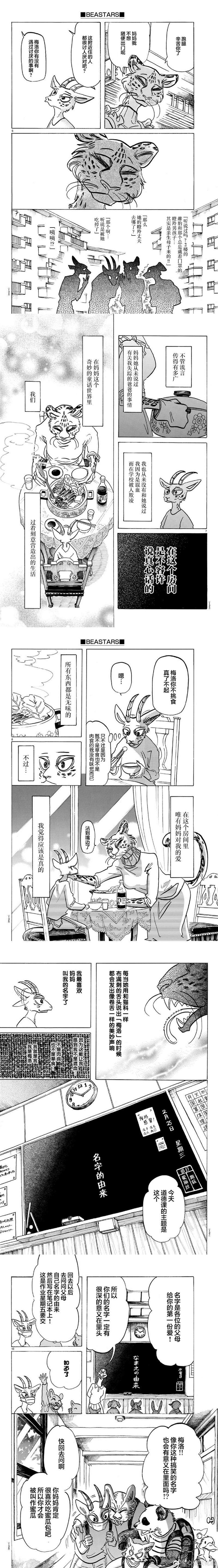 《BEASTARS》漫画最新章节第162话 贤妻良母的午后免费下拉式在线观看章节第【2】张图片