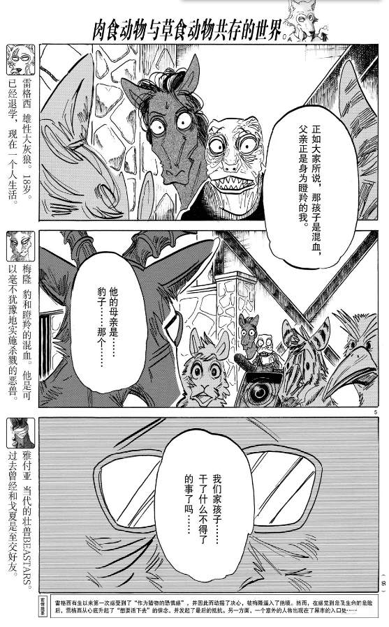 《BEASTARS》漫画最新章节第188话 试看版免费下拉式在线观看章节第【5】张图片