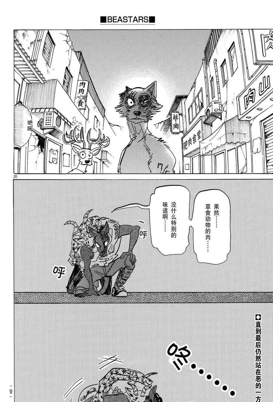 《BEASTARS》漫画最新章节第192话 试看版免费下拉式在线观看章节第【20】张图片