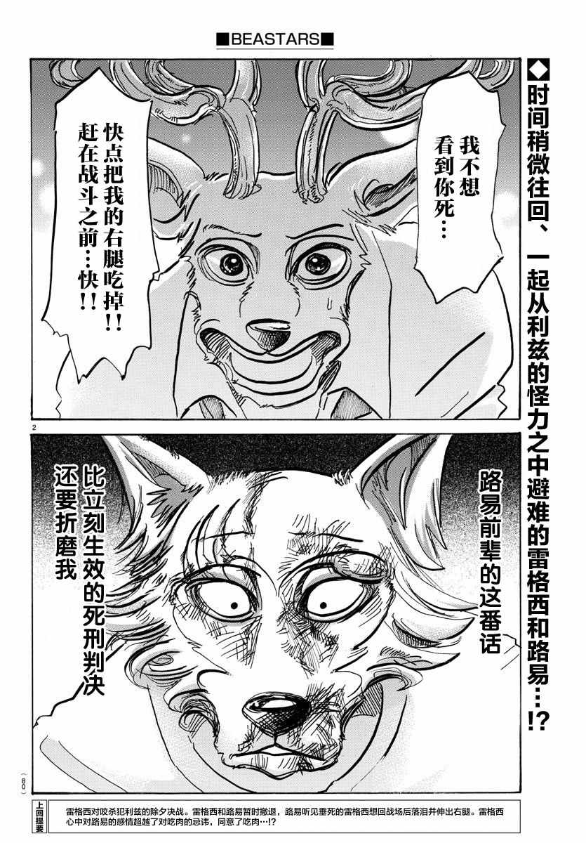 《BEASTARS》漫画最新章节第96话免费下拉式在线观看章节第【2】张图片