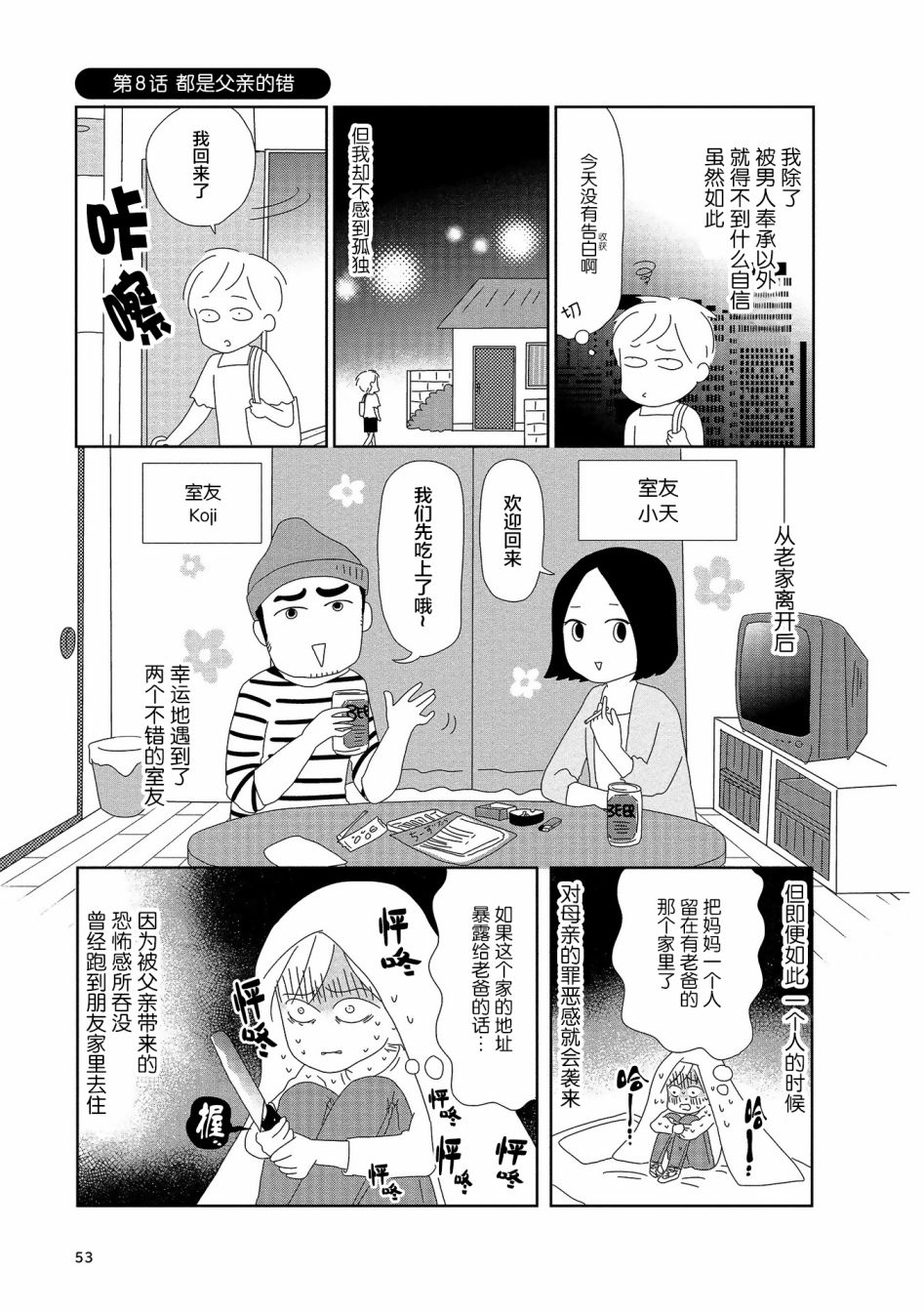 《虐童父亲终于死了》漫画最新章节第8话免费下拉式在线观看章节第【1】张图片