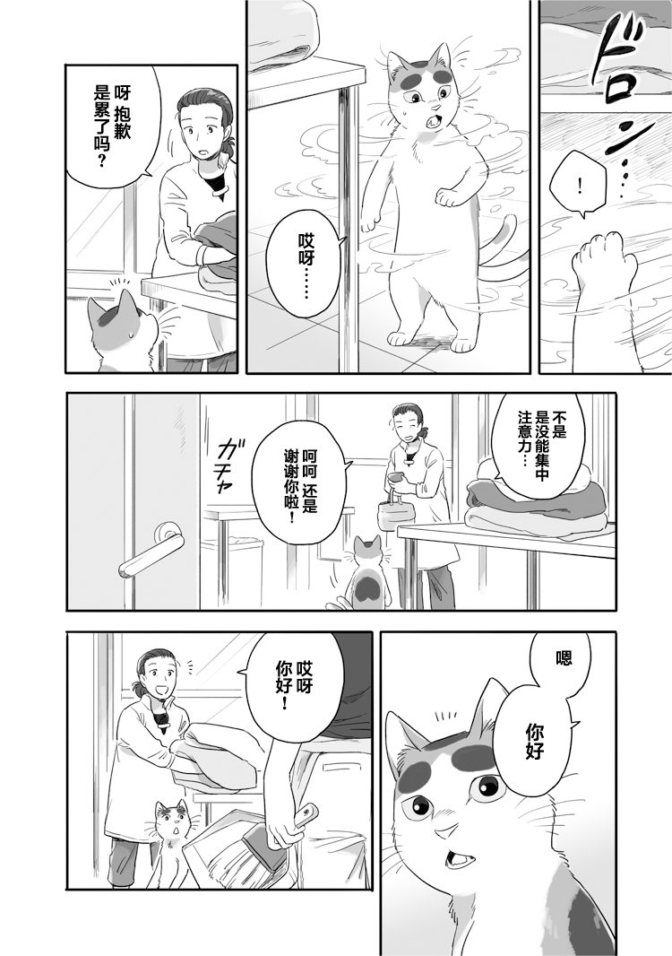 《与妖为邻》漫画最新章节第38话 猫又在洗衣店免费下拉式在线观看章节第【2】张图片