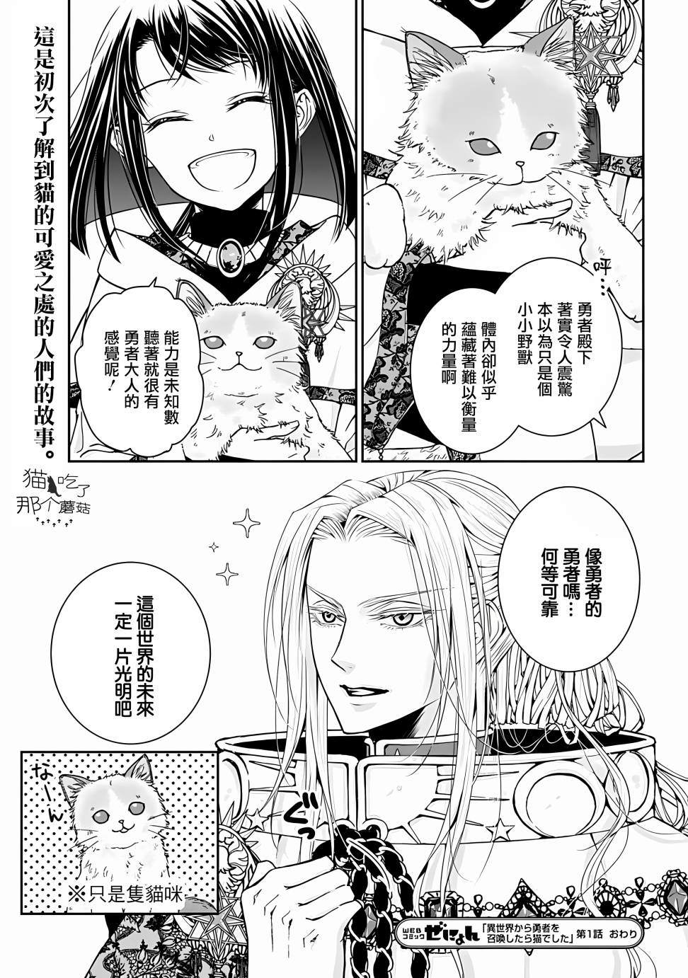 《异世界召唤来的勇者是猫咪》漫画最新章节第1话免费下拉式在线观看章节第【29】张图片