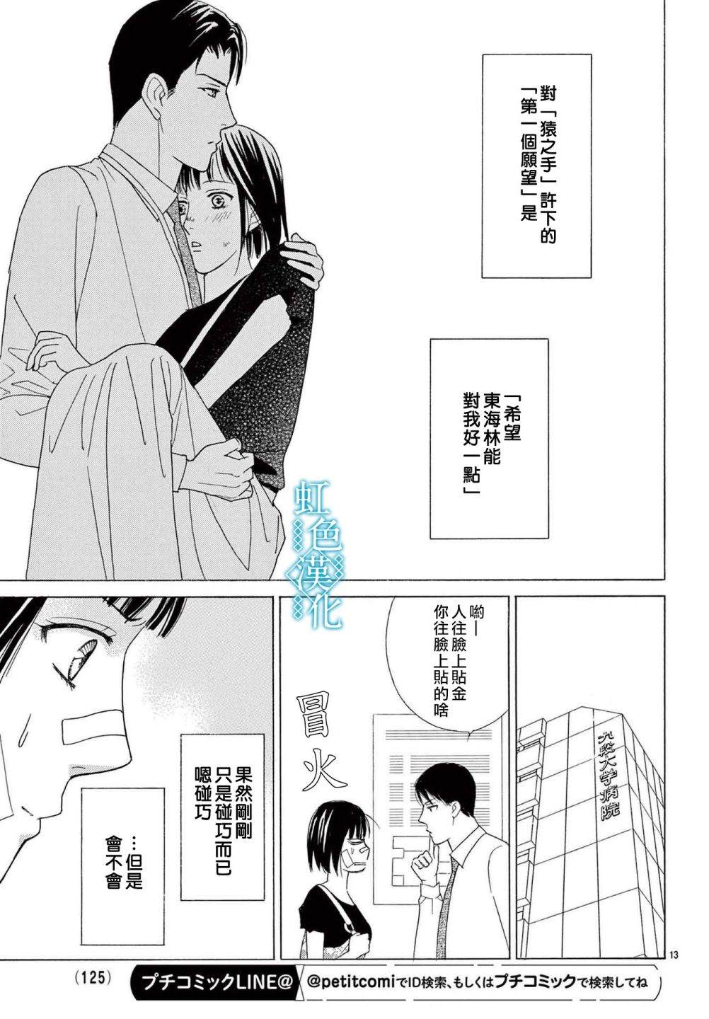 《猿之手》漫画最新章节第1话免费下拉式在线观看章节第【13】张图片