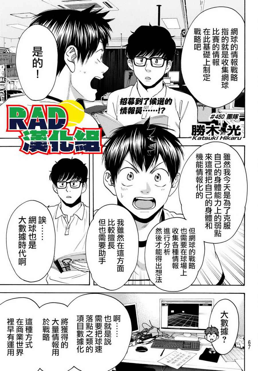 《网球优等生》漫画最新章节第450话免费下拉式在线观看章节第【1】张图片