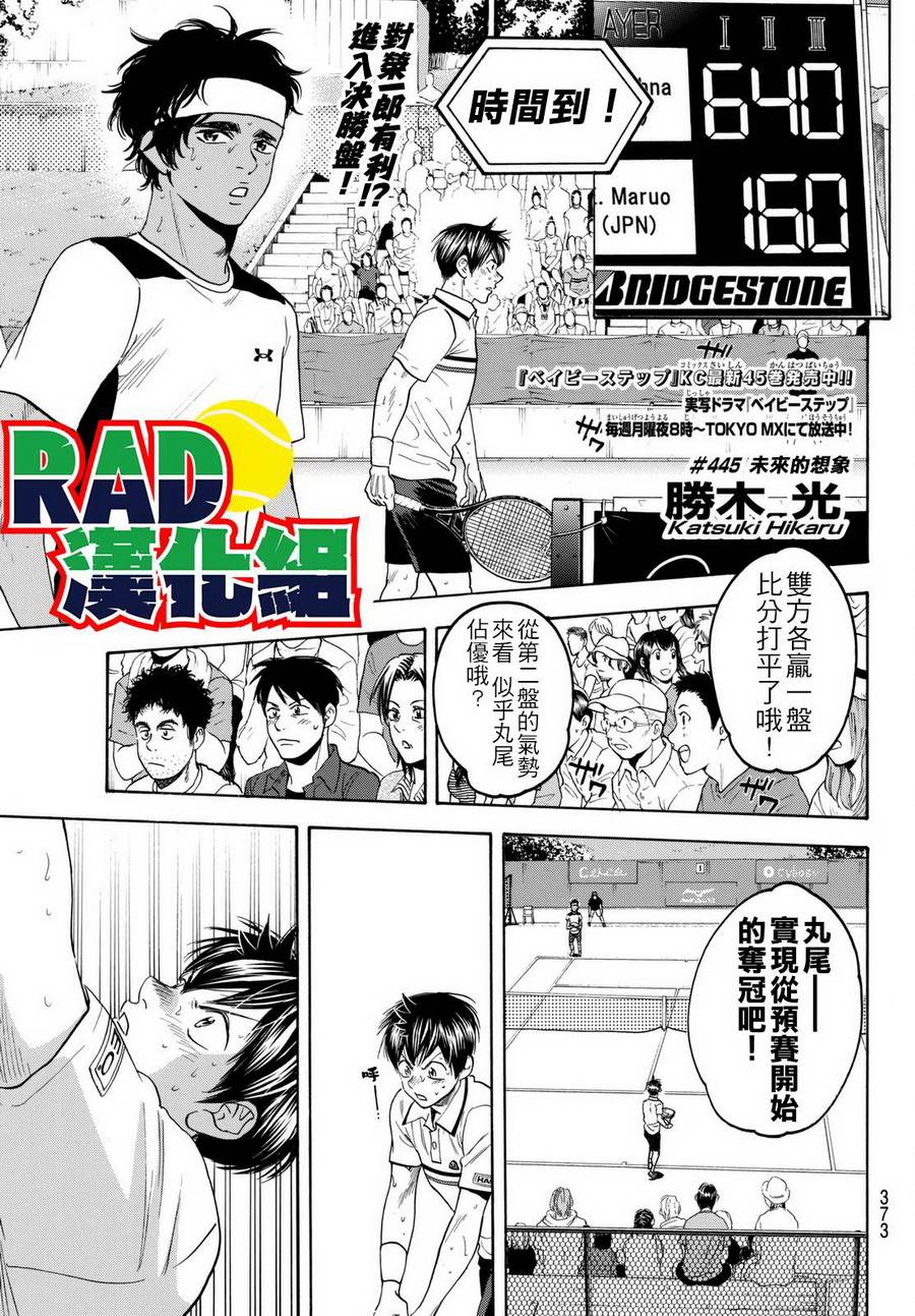 《网球优等生》漫画最新章节第445话免费下拉式在线观看章节第【1】张图片