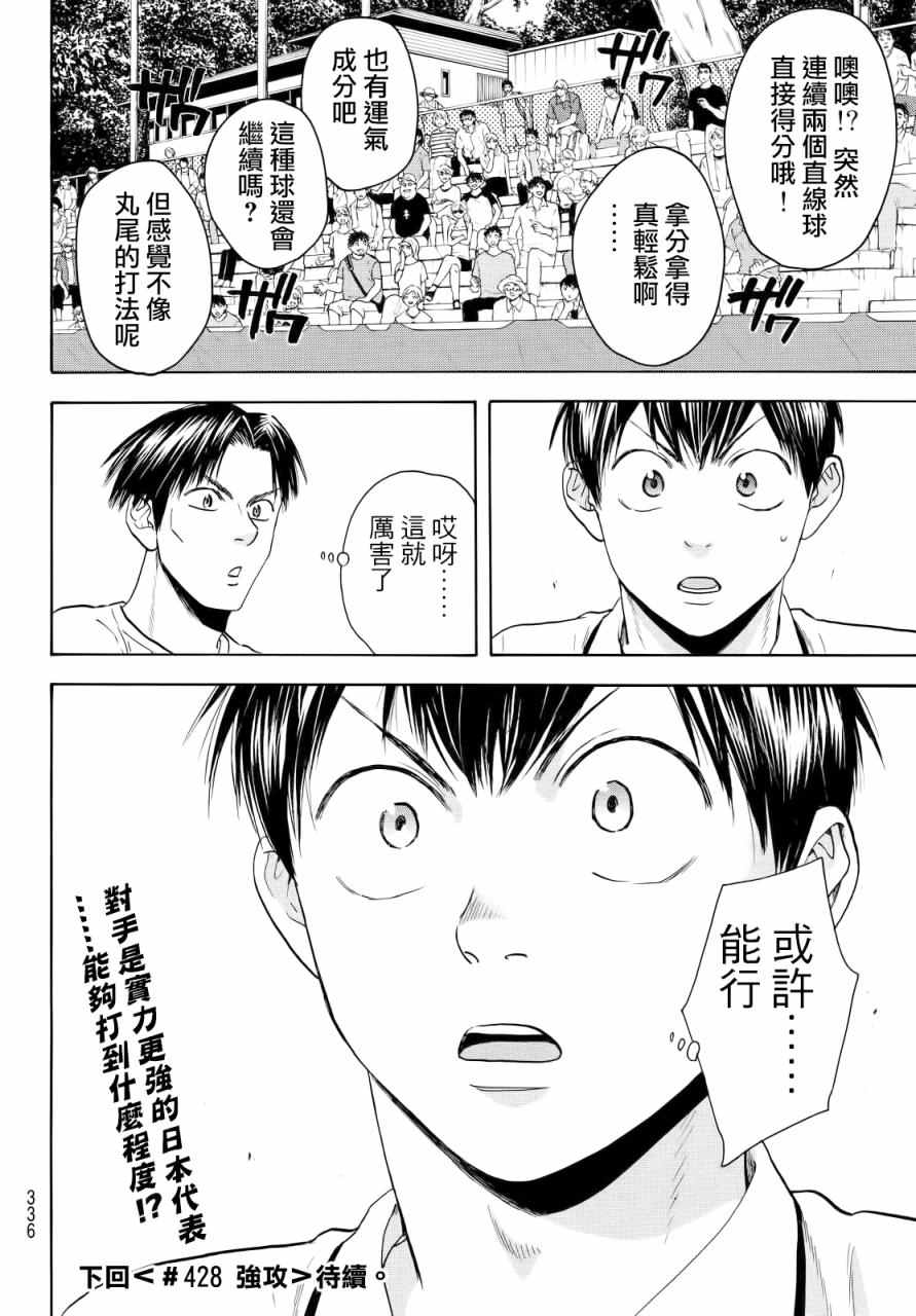 《网球优等生》漫画最新章节第427话免费下拉式在线观看章节第【17】张图片