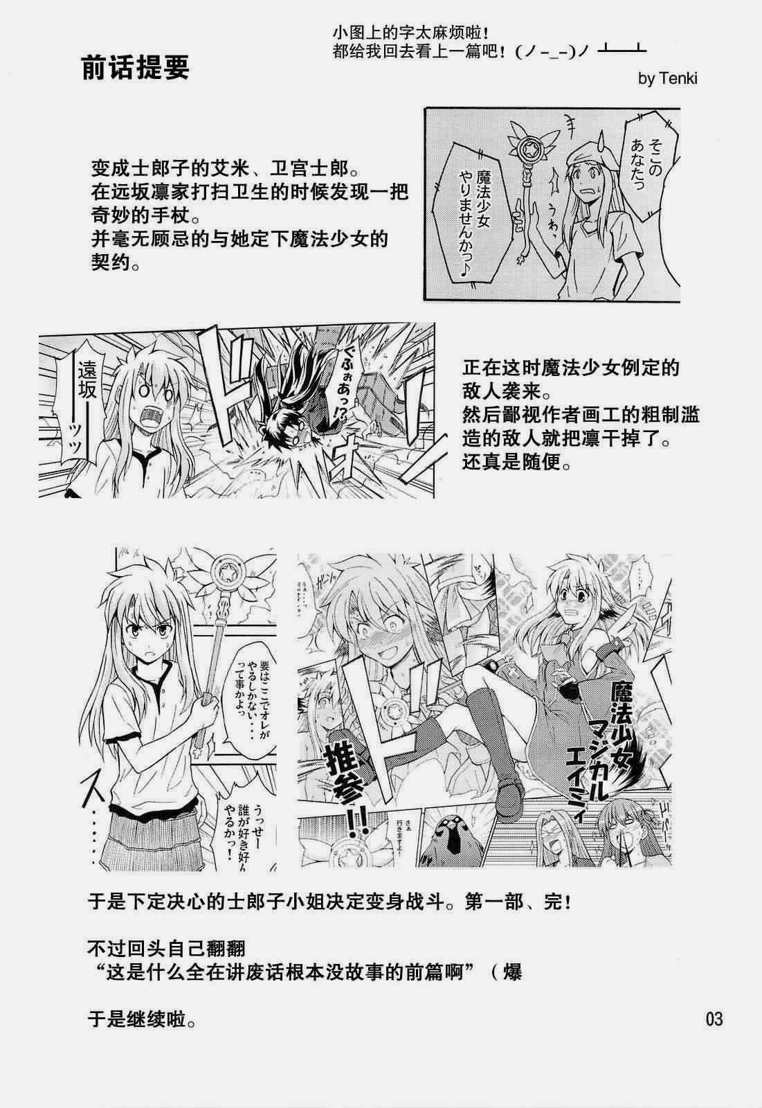 《heavens failure(FSN同人)》漫画最新章节第4册免费下拉式在线观看章节第【2】张图片