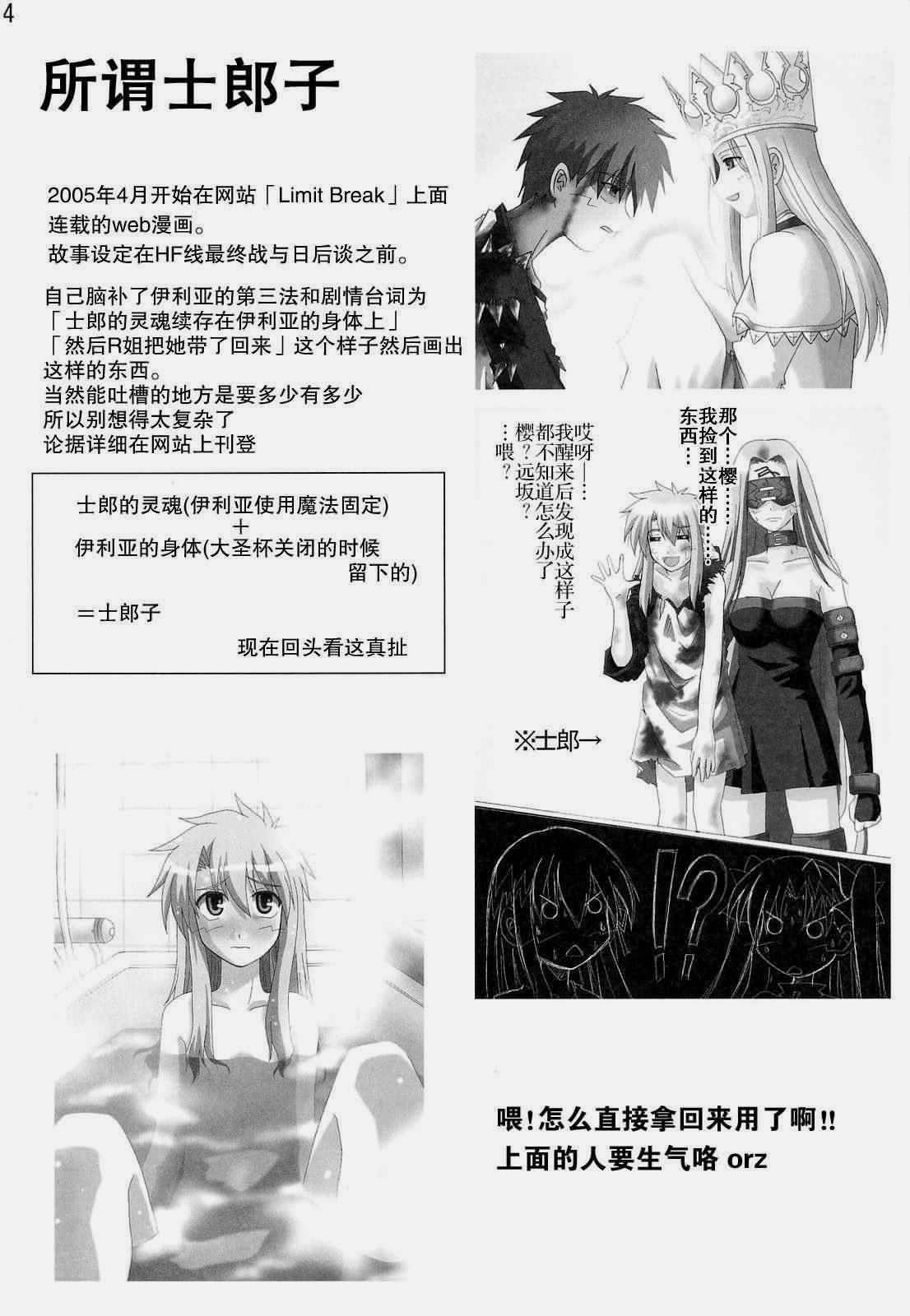 《heavens failure(FSN同人)》漫画最新章节第4册免费下拉式在线观看章节第【3】张图片