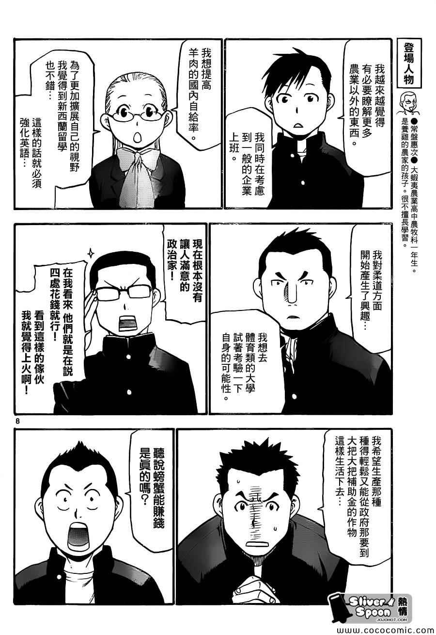 《白银之匙》漫画最新章节第93话 冬之卷(30)免费下拉式在线观看章节第【8】张图片