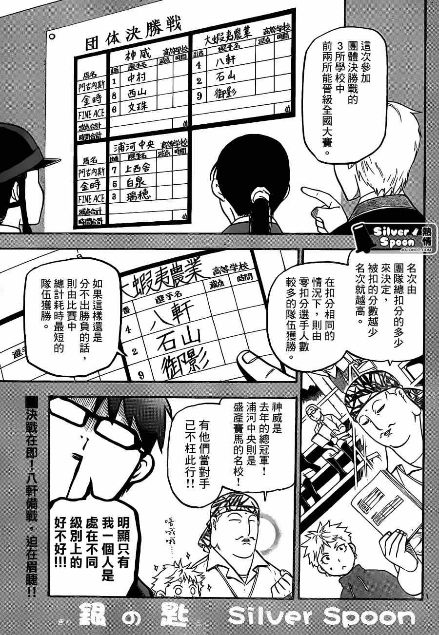 《白银之匙》漫画最新章节第107话 四季之卷10免费下拉式在线观看章节第【1】张图片