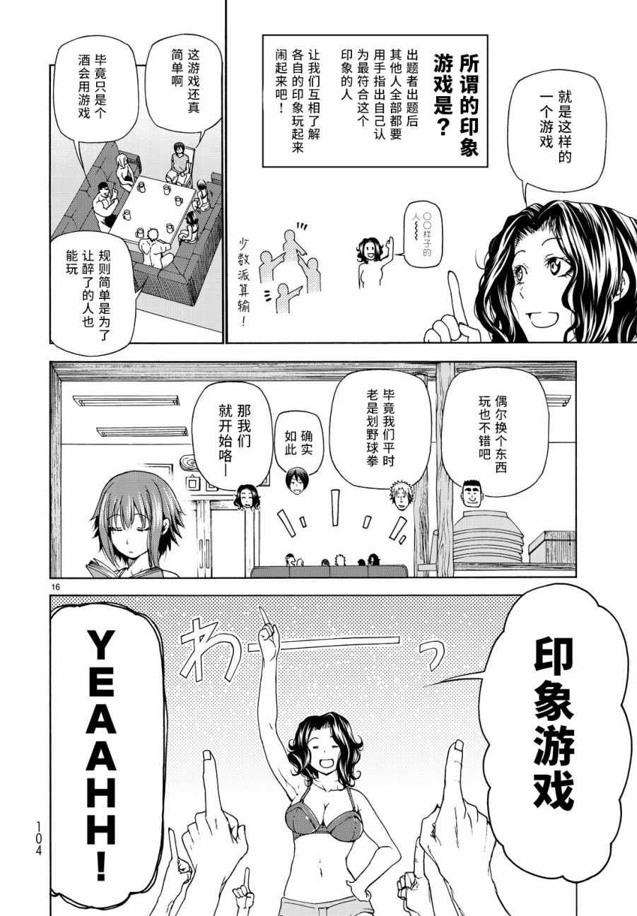 《GrandBlue》漫画最新章节第29话 印象游戏免费下拉式在线观看章节第【16】张图片