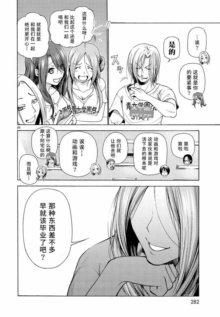 《GrandBlue》漫画最新章节第25话 再访女子大免费下拉式在线观看章节第【28】张图片