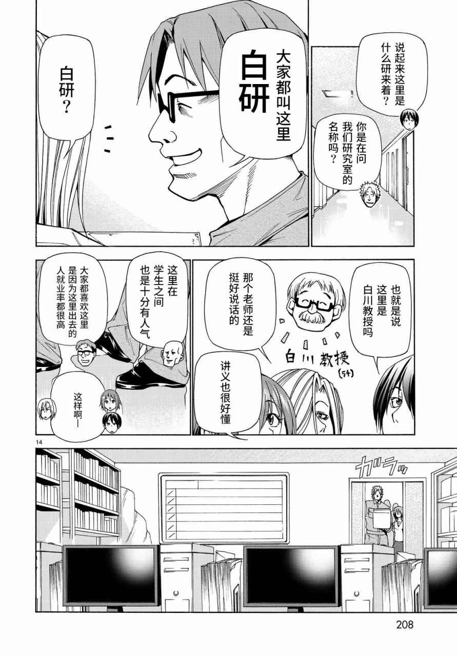 《GrandBlue》漫画最新章节第40话 白研免费下拉式在线观看章节第【14】张图片