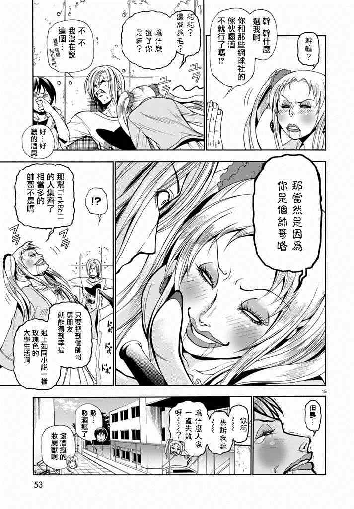 《GrandBlue》漫画最新章节第8话 吊炸男免费下拉式在线观看章节第【15】张图片