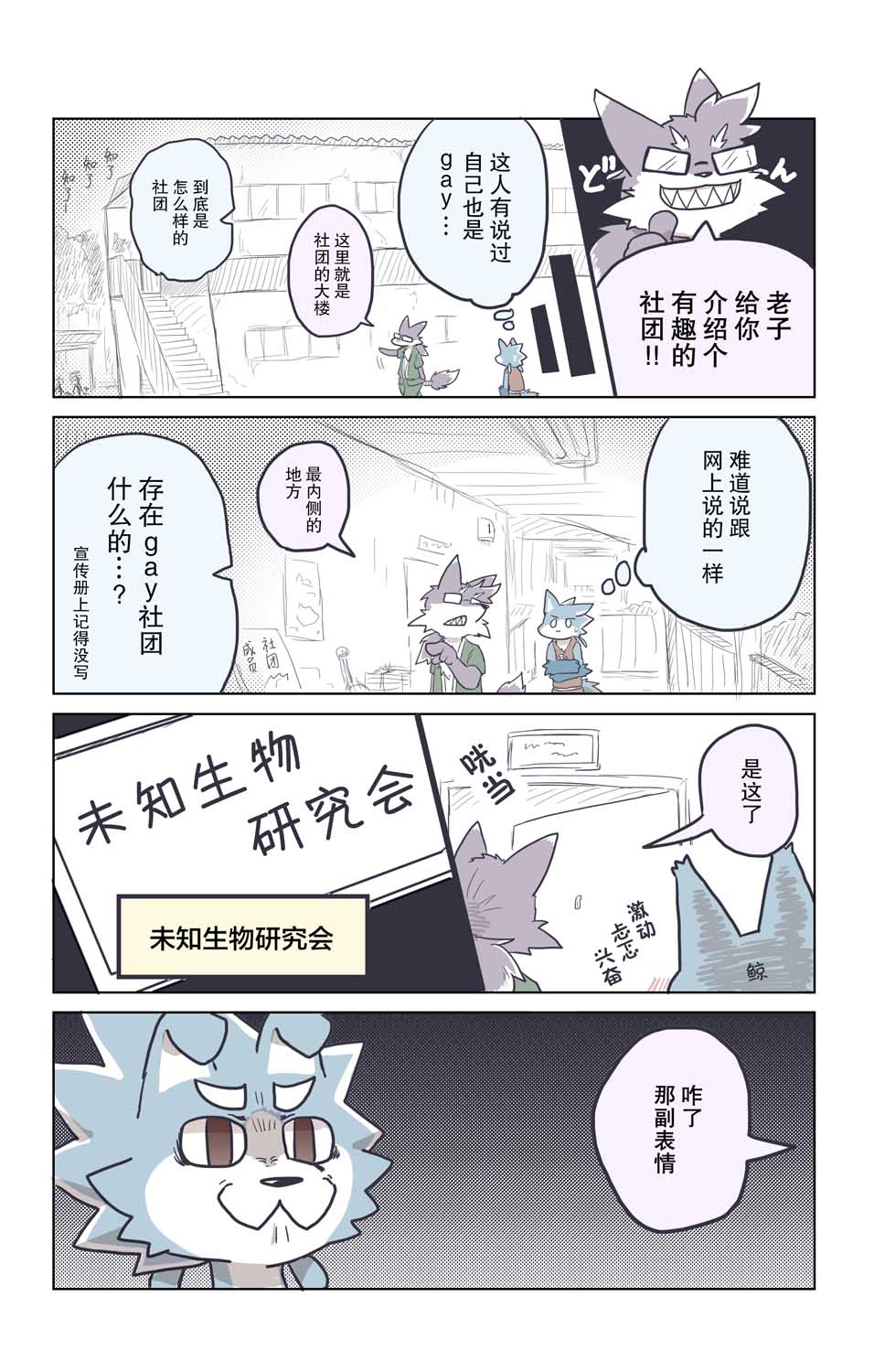 《毛茸茸又胆小的homo大学生过君》漫画最新章节第12话免费下拉式在线观看章节第【3】张图片