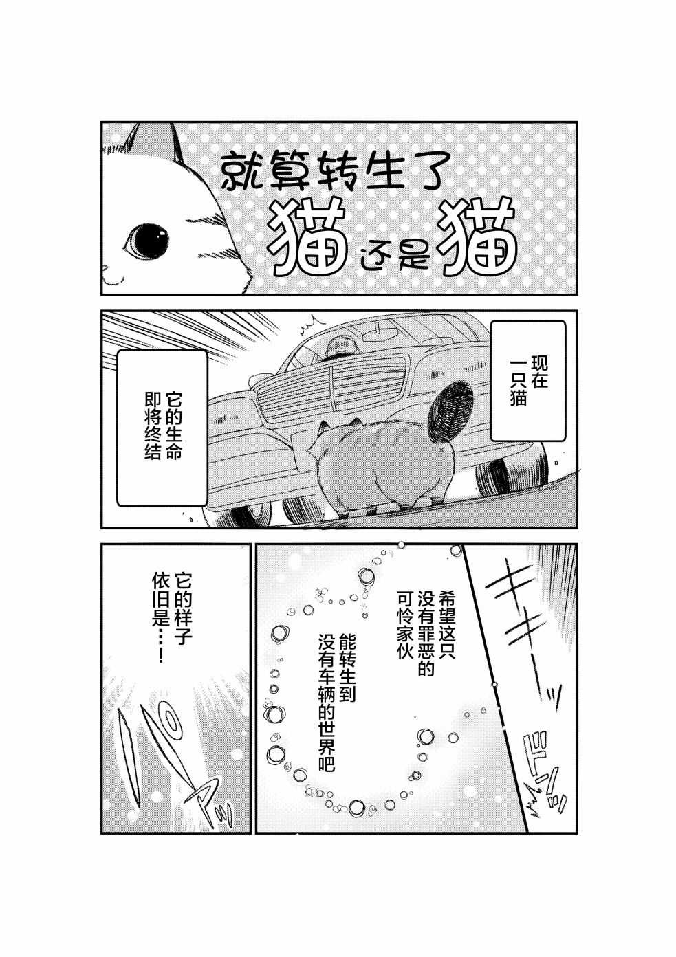 《转生猫猫》漫画最新章节第1话免费下拉式在线观看章节第【1】张图片