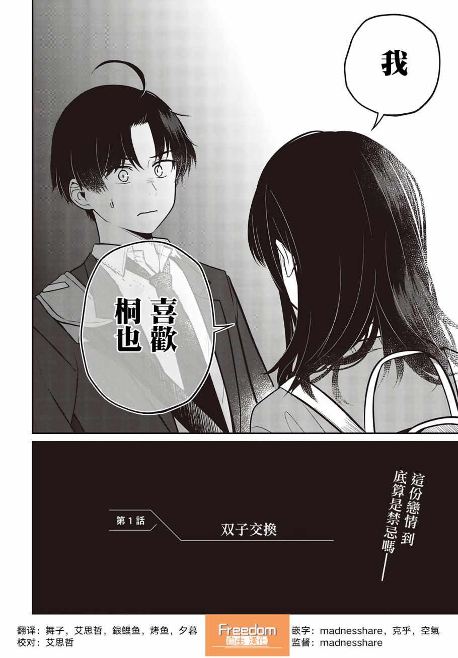 《双子交换》漫画最新章节第1话免费下拉式在线观看章节第【28】张图片