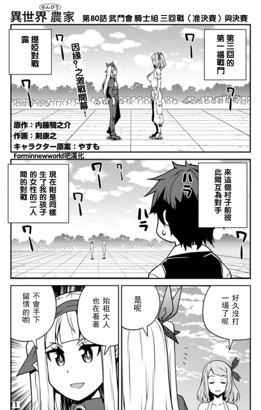 《异世界悠闲农家》漫画最新章节第80话免费下拉式在线观看章节第【1】张图片