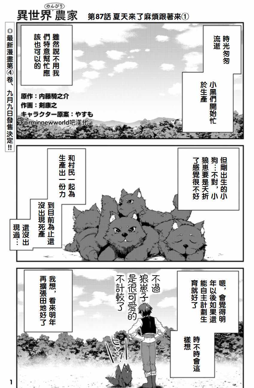 《异世界悠闲农家》漫画最新章节第87话免费下拉式在线观看章节第【1】张图片