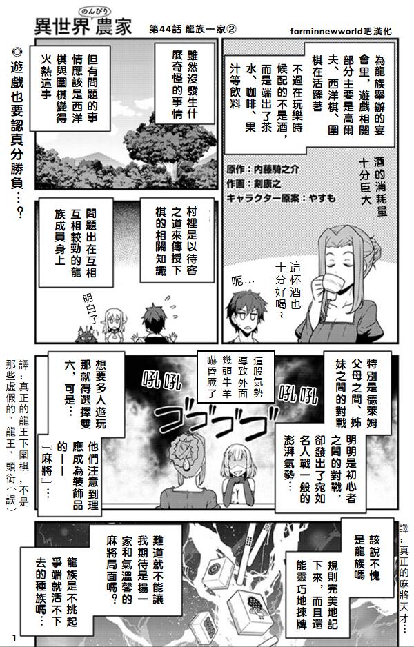 《异世界悠闲农家》漫画最新章节第44话免费下拉式在线观看章节第【1】张图片