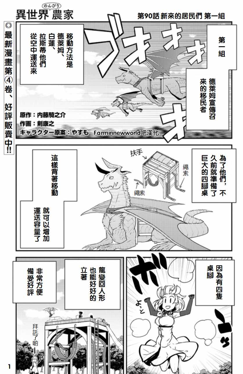 《异世界悠闲农家》漫画最新章节第90话免费下拉式在线观看章节第【1】张图片