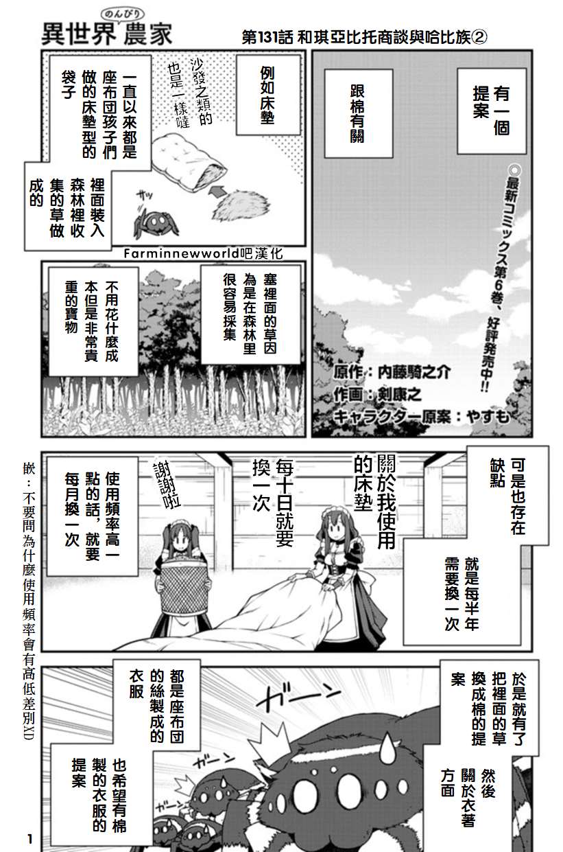 《异世界悠闲农家》漫画最新章节第131话免费下拉式在线观看章节第【1】张图片