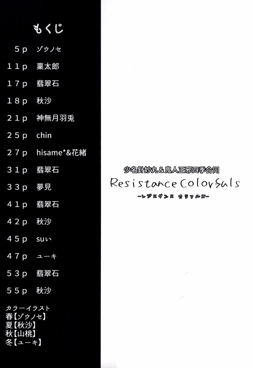 《resistance colorfuls》漫画最新章节第1话免费下拉式在线观看章节第【8】张图片