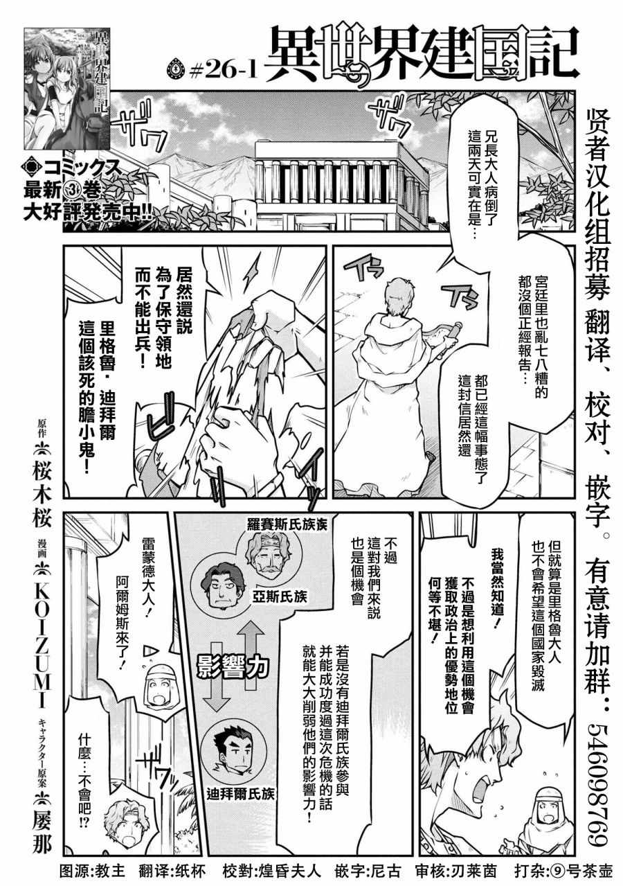 《异世界建国记》漫画最新章节第1话免费下拉式在线观看章节第【1】张图片