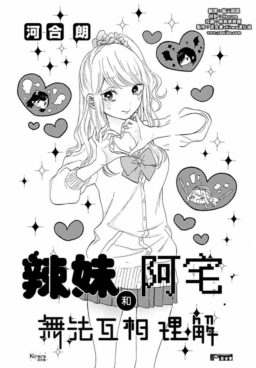 《辣妹和阿宅无法互相理解》漫画最新章节第8话免费下拉式在线观看章节第【1】张图片