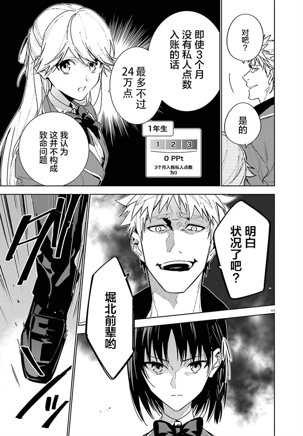 《欢迎来到实力至上主义的教室 2年级篇》漫画最新章节第3话免费下拉式在线观看章节第【9】张图片